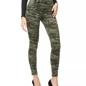 Good American Camo Skinny Jeans Size 8